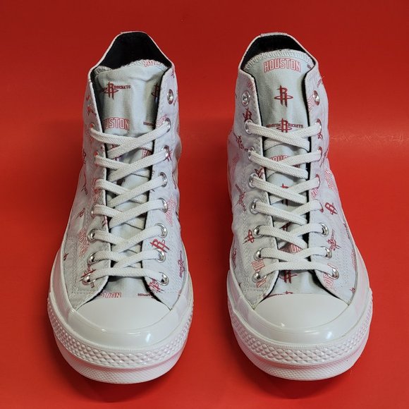 Converse CTAS 70 Hi Houston Rockets 161162C Size 10 NWB - Picture 3 of 11